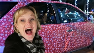 🎁GIFT WRAPPING OUR CAR!🚗
