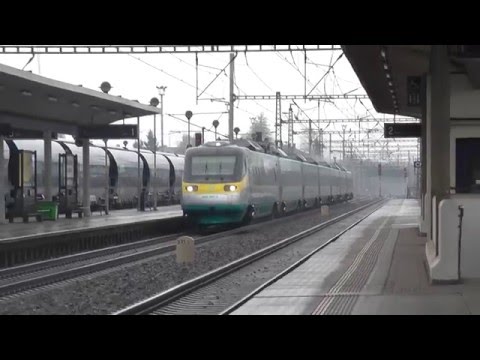 ČD 680.001 - Průjezd vlaku SC 509 Pendolino - Choceň, 9.4.2016