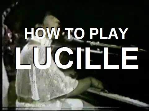 How to play piano like Little Richard - Episode 2 - How to play Lucille