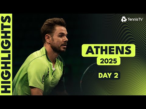 Wawrinka Vs Van De Zandschulp; Muller, Struff & More Feature | Athens 2025 Day 2 Highlights