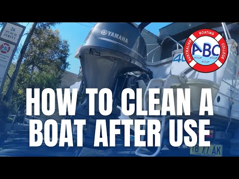 Boating 101: How to Clean a Boat After Use | ABC Boating Sydney