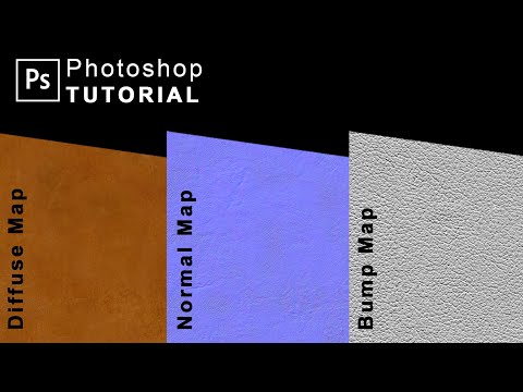 Photoshop - How to create a seamless diffuse, normal and bump map