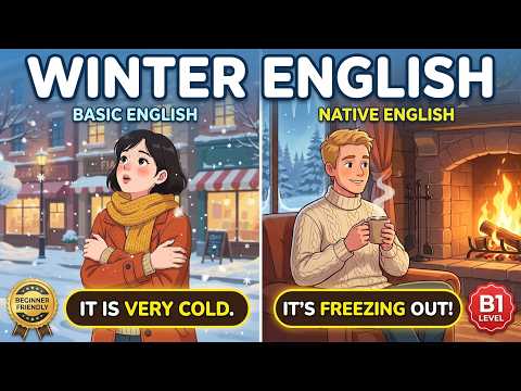 Winter Vocabulary: Speak About Winter Weather Like an English Native