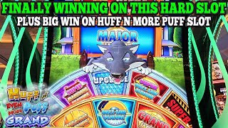 WINNING ON HUFF N EVEN MORE PUFF GRAND SLOT & BIG WIN ON HUFF N MORE PUFF SLOT | Las Vegas Slots