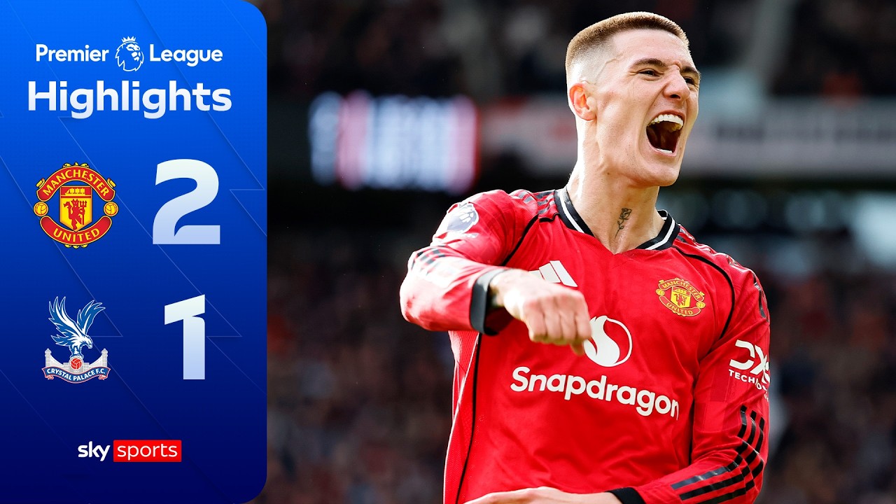 Šeško heads Red Devils back up to third! 🔥 | Man Utd 2-1 Crystal Palace | Premier League highlights