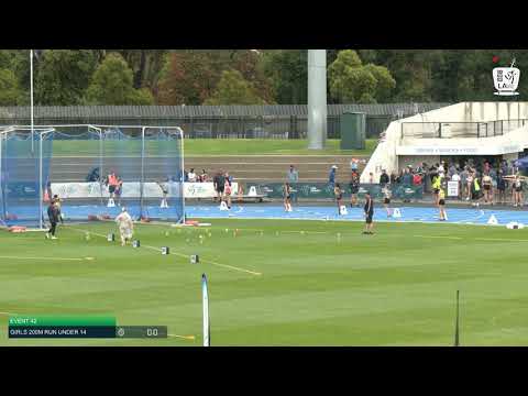 Girls Under 14 200m H1 - 2020 State Combined Events Championships // LAVicTV