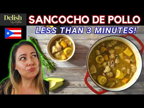 SANCOCHO DE POLLO (Chicken Stew) | Delish D'Lites | Puerto Rican Dishes