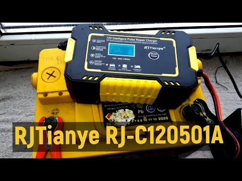 Полностью автоматическое зарядное устройство для аккумуляторов 12V 6A RJTianye. Хит продаж на Али!
