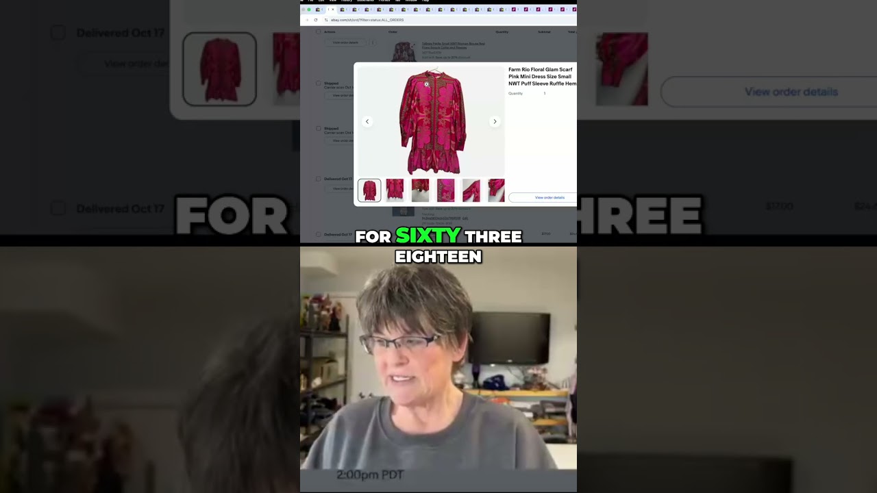 Garage Sale Finds: FarmRio Dress Profit! (Size Small) #shorts