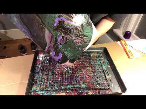 Acrylic Dirty Pour: Chameleon Colors