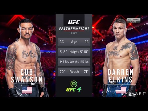 Cub Swanson vs Darren Elkins full fight
