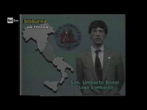 Election ads from the 1990s: Umberto Bossi (Lombard League / Northern League) - 1992