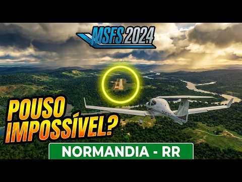 Voo Regional Boa Vista a Normandia Roraima no Diamond DA40 NG - MSFS 2024