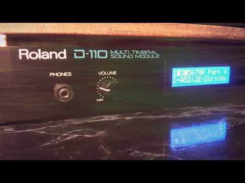 Mint Vintage Roland D-110 LA Synthesizer w/ PG-10 Programmer --- Linear Arithmetic Synthesis, D50, D70, Virtual Analog, Synth Editor, PG10, D110, D10, Digital Keyboard image 9