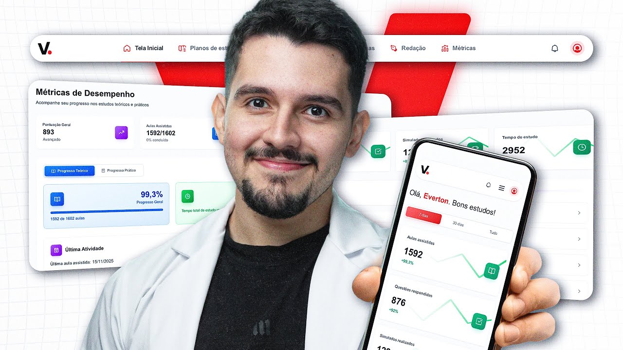 Tour pela Plataforma Vinícius Oliveira (Extensivo Medicina 2026)