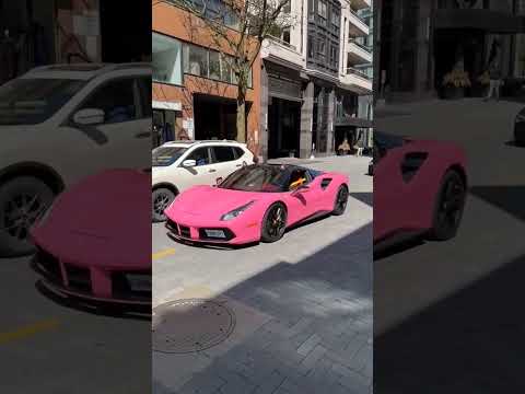 Ferrari 488 gtb ( Not my video) #ferrari #ferrari488spider #ferrari488gtb #pinkcar#viral