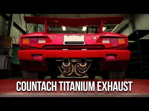 Lamborghini Countach Titanium Exhaust Build