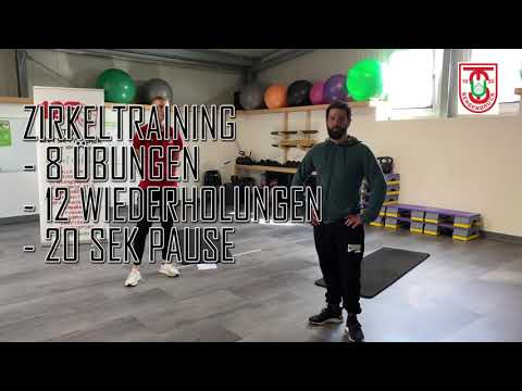Zirkeltraining mit Jonas und Sebastian - #TUSDELUXE - Traningsübungen für Zuhause - TUS Bersenbrück