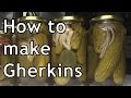 How to make traditional German Gherkins - Essiggurken