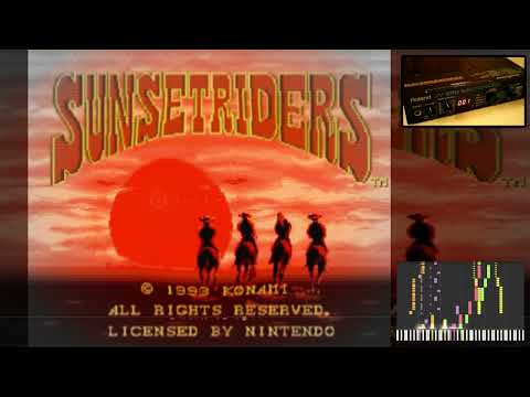 Stage 1 (Sunset Riders SNES) remaster on pro 90s Roland synthesizer