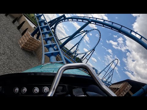 Abyssus, a Fantastic Vekoma Double Launch Coaster at Energylandia, Front Row POV.