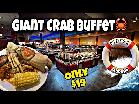 ALL YOU CAN EAT GIANT Crab Buffet — Can You Handle It?