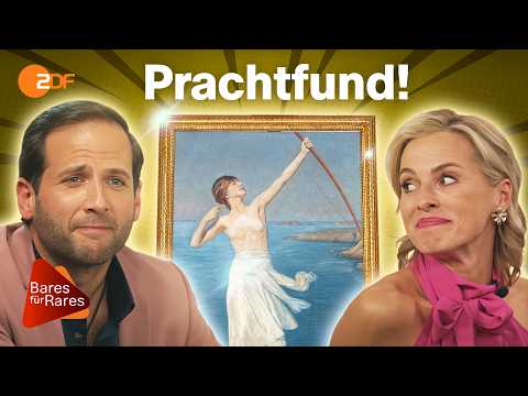 Moneten statt Müll: Lisa und Julian ringen um fast verlorenes Jugendstilbild | Bares für Rares XXL