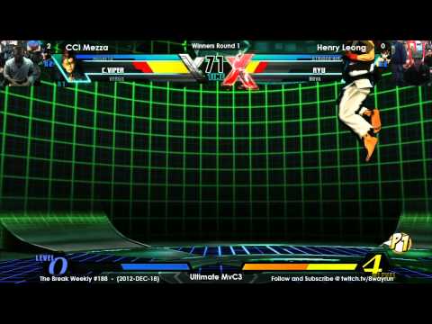 The Break #188   UMvC3 W2   CCI Mezza VS Henry Leong