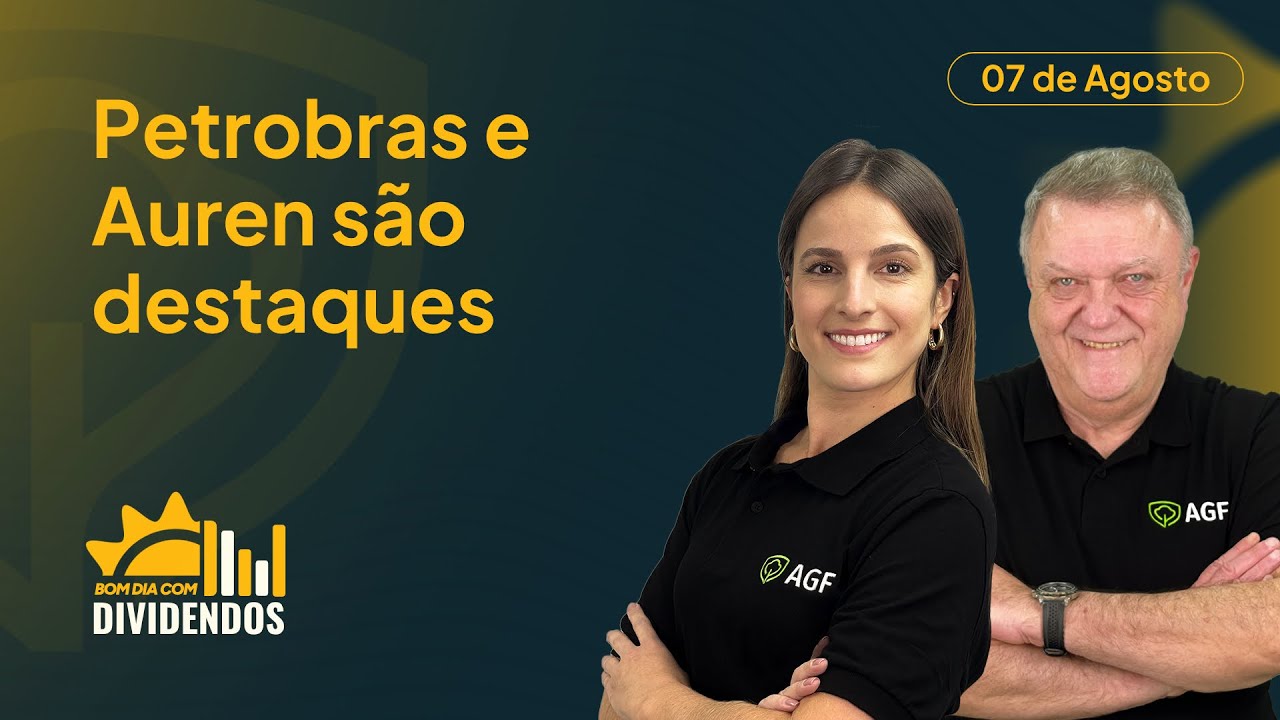 PETR4: Lucro alto e dividendos; resultado AURE3 | Bom Dia com Dividendos