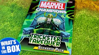 Marvel Champions TRICKSTER TAKEOVER Scenario Pack Unboxing
