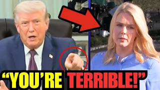 Trump ERUPTS on Karoline Leavitt in LIVE MELTDOWN 