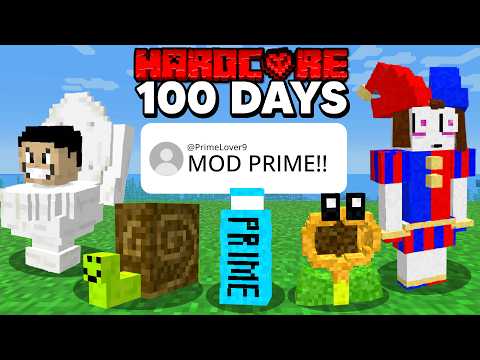 100 Days of Custom Mod Ideas in Minecraft Hardcore! Watch Me Go Insane!