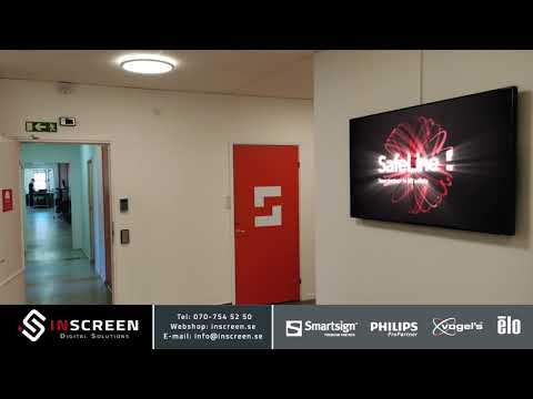 Inscreen - Digitala skyltar SafeLine