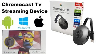 Chromecast tv streaming device set up and Full Review (Urdu/Hindi)