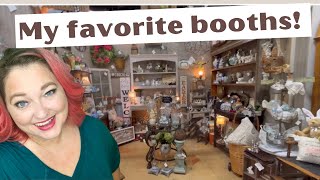 Touring Great American Antique Mall | My favorite Vendor Booths | Selling Vintage