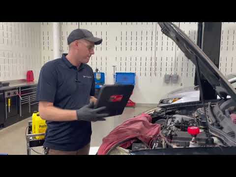 Vehicle Coolant refill using Air Lift, Snap-On Rad Kit Plus