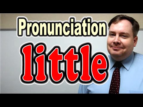 How to Pronounce LITTLE [ ForB English Lesson ]