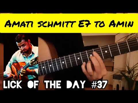 Gypsy Jazz Licks -  Lick  Of The Day #37 - E7 to Aminor- Amati Schmitt