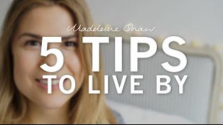 5 Simple Health Tips | Madeleine Shaw