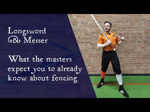 Longsword & Messer beginner's guide: a visual glossary of basic movements, attacks and principles