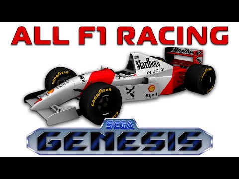 All F1 Racing Games Sega Genesis / Mega Drive
