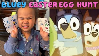 Bluey Inspired Easter Egg Hunt: EASTER VLOG 2023