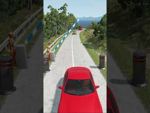 Cars Game | Cars Bollards Crash | Cars Barriers crash | BeamNG.Drive