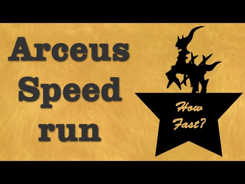 How Fast Can You Beat Pokemon Platinum With Just An Arceus?