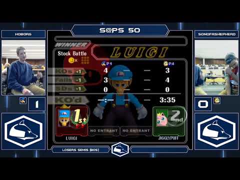 S@PS 50 Melee Singles - Hoborg (Luigi) vs SonofaShepherd (Puff) - Top 8 Losers Semis