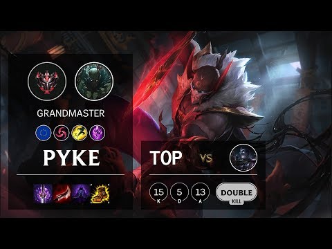 Pyke Top vs Shen - EUNE Grandmaster Patch 10.7