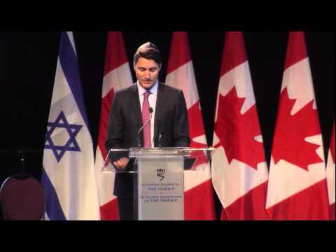 Liberal Party of Canada Justin Trudeau, National Holocaust Remembrance Day Ceremony 2015
