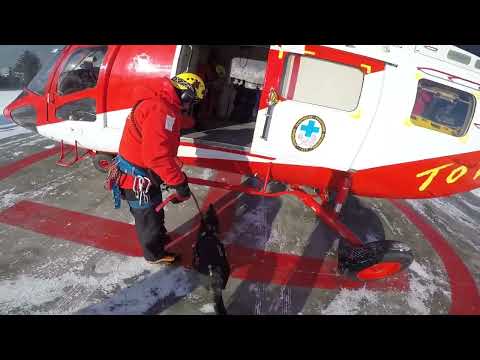 TOPR Trening psów lawinowych  Styczeń 2017