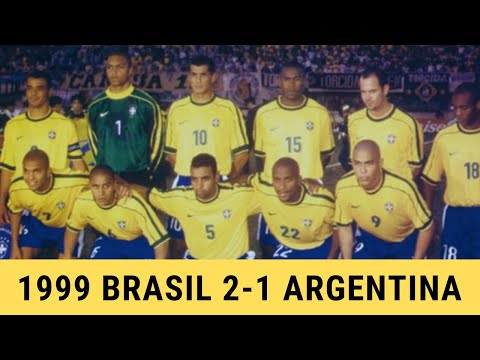 Brasil 2-1 Argentina / Copa América 1999 (Melhores Momentos)