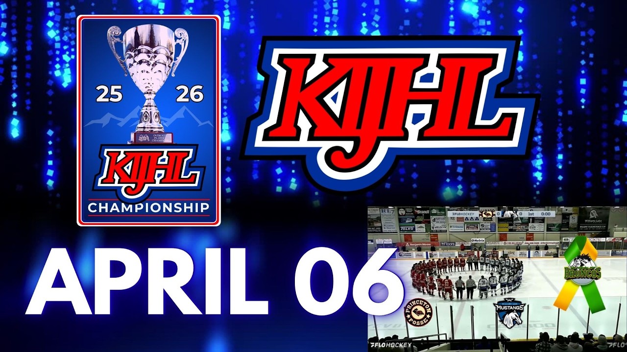 KIJHL Gameday- April 6/26 - Round 3